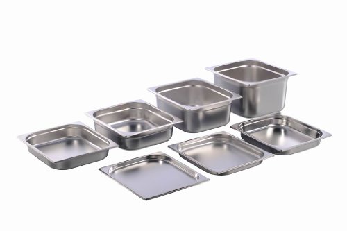 GN Behälter Gastronorm 2/3 Edelstahl (65 Millimeter)