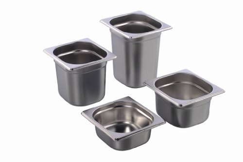 GN Behälter Gastronorm 1/6 Edelstahl (150 Millimeter)