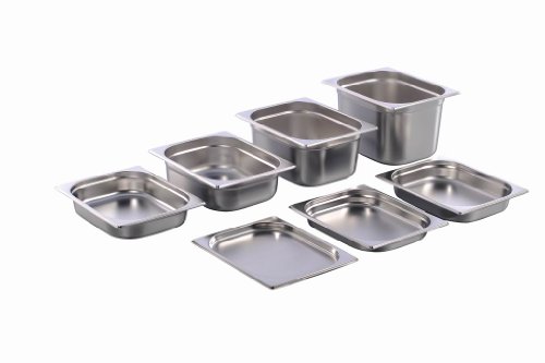 GN Behälter Gastronorm 1/2 Edelstahl (65 Millimeter)