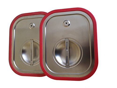 GN Behälter Gastronorm 1/6 Edelstahl Silikon Deckel