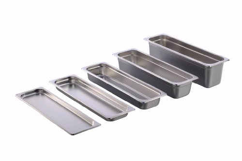 GN Behälter Gastronorm 2/4 Edelstahl (40 Millimeter)